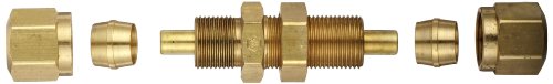 Image of EATON Weatherhead 1474X6 Air Brake Tubing Bulkhead Union, 3 /8 inch Tube OD