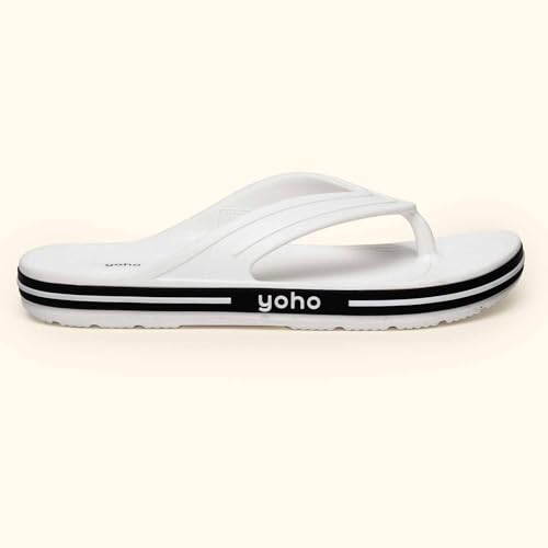 Image of YOHO Grip Orthopedic Slippers for Men | Waterproof Monsoon Footwear | Footpharma Footbed & TripleDense Foam | Anti-Skid Chappals