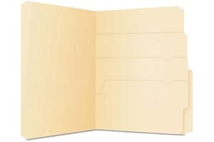 Pendaflex 1/2-Cut Tab Divide It Up File Folder