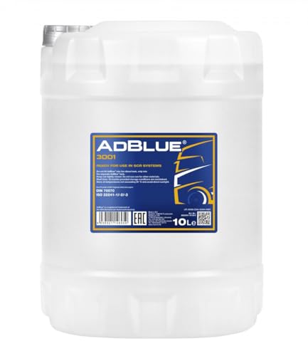 Mannol AdBlue 10 Litres Diesel Exhaust Fluid For Diesel Cars And Trucks With SCR Technology AD3001-10
