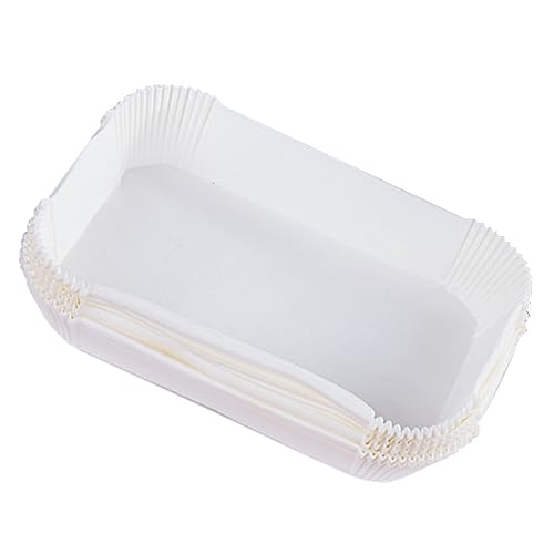 LIFKOME Doublure En Papier Sulfurisé Pour Friteuse à Air 24 x 18 Cm, Papier Résistant à L'huile, Antiadhésif, Jetable, Lot De 50 Feuilles, La Cuisine Domestique Et Cuisson Saine