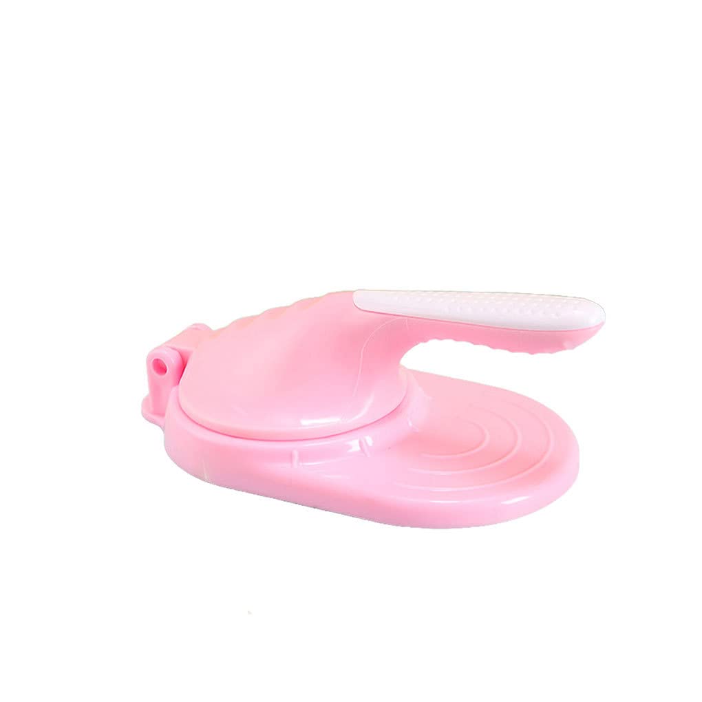 Stebela Pink Dumpling Skin Mold Plastic Presser Jiaozi Ravioli Non- For Slip Wrapper Household Kitchen Cooking Pressing Tools,
