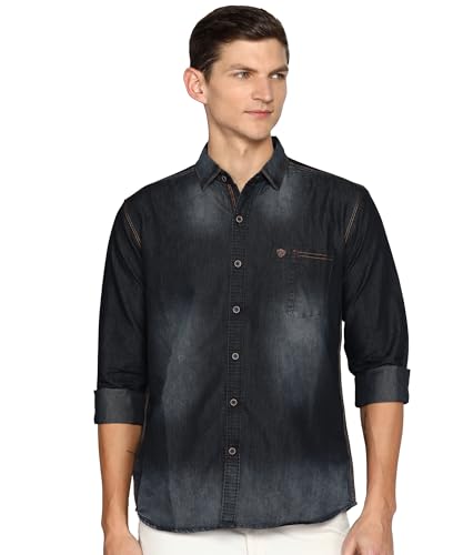 Image of Kuons Avenue Men's Denim Casual Shirt | Denim Shirt for Men