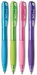 Miniatura 3 de BIC BU3 Retractable Ball Pen Medium Point 10 mm Assorted Colors 5-Count