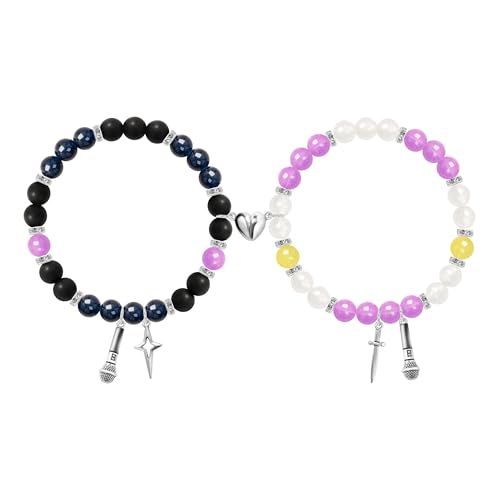 RMMD K Pops DemOn-Hunters Merch per tifosi Coppia di Bracciali Partner Bracciali Bracciale Abbinamento con Lettere Regalo Personalizzato