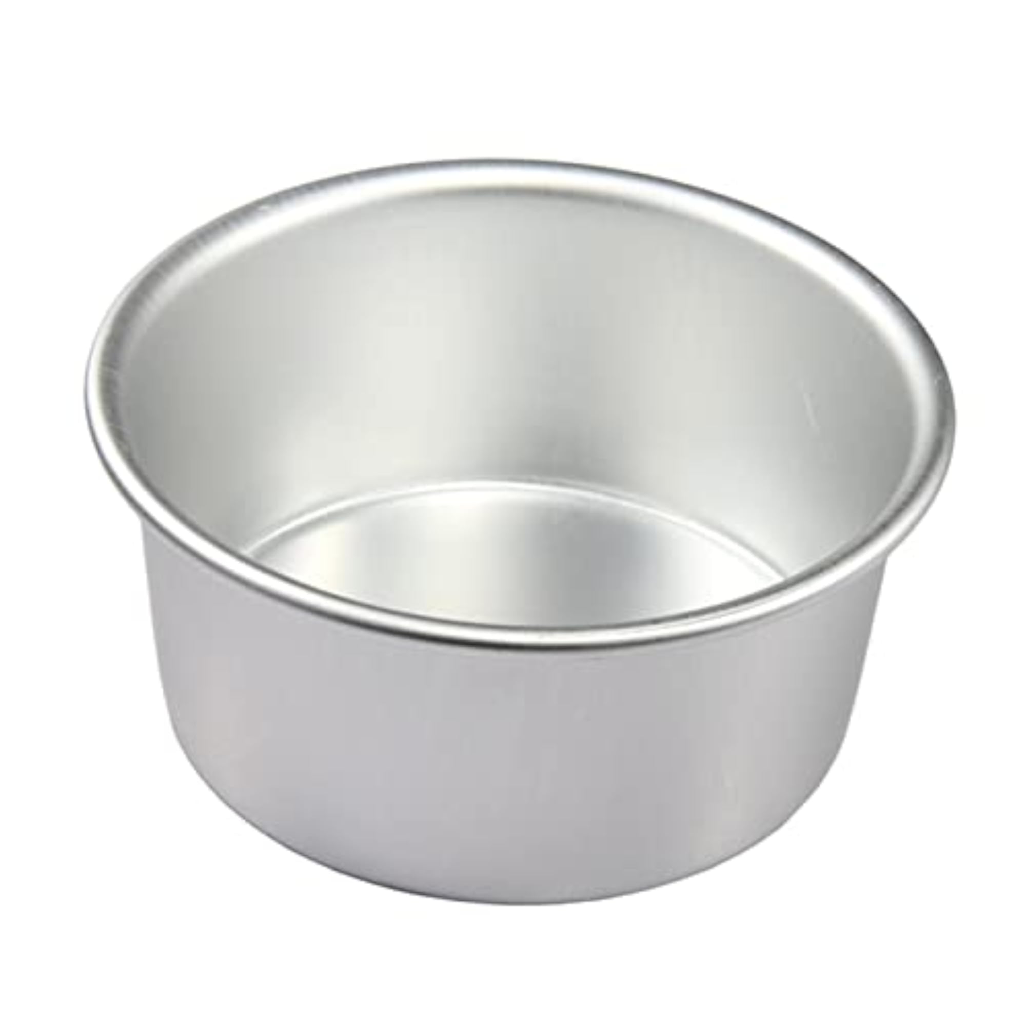 Round Deep Metal Cake Pan for Baking, 6-Inch