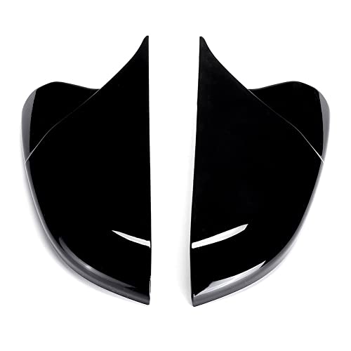Coques de rétroviseurs extérieurs en ABS carbone forme corne pour Civic 10