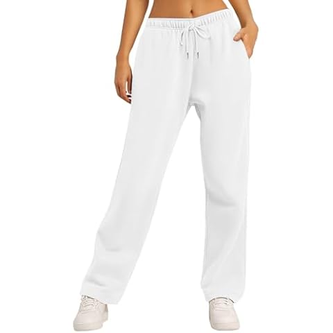Women's Lightweight Wide Leg Joggers with Pockets Cover
