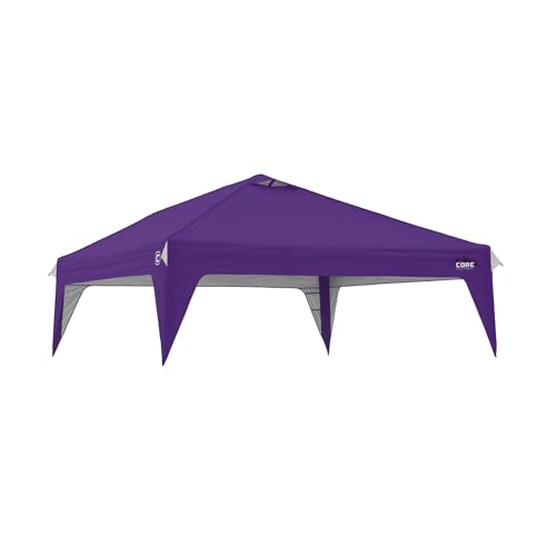 CORE 10x10 Replacement Top for Straight Leg Pop Up Canopy Tent | UPF 50+ Sun Protection with Vented Top and Built-in Storage Pockets