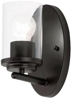 Maxim Corona - 1 Light Wall Sconce-Black Finish