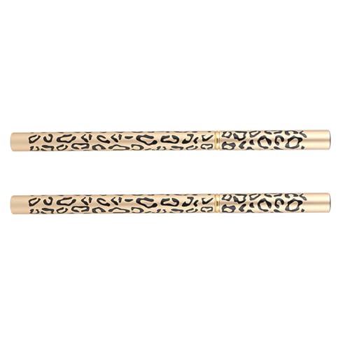 YARNOW Lápices de maquillaje para cejas marrón con diseño doble punta y pincel, 2 unidades para uso profesional y personal Varios estilos