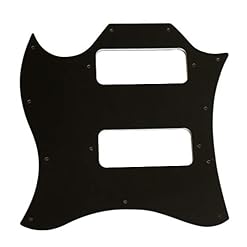 Pickguard de guitare personnalisée pour US Gibson SG P90 sans trous d’oiseaux Style 5 plis noir. - Les Beatles, Paul McCartney, John Lennon, RIngo Starr, George Harrison Pickguard de guitare personnalisée pour US Gibson SG P90 sans trous d'oiseaux Style 5 plis noir. – Image 5