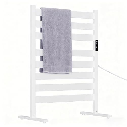 Towel Warmers for Bathroom, Heated Towel Racks for Bathroom, with Timer and Temperature Adjustment, Overheat Protection Function, Freestanding Towel Warmer. Suitable for Bathroom, Bedroom