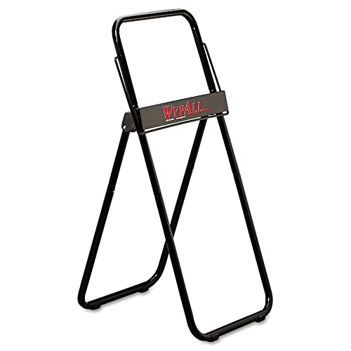 Image of WypAll Jumbo Roll Wiper Dispenser, Standing Delivery System, Black (80596)