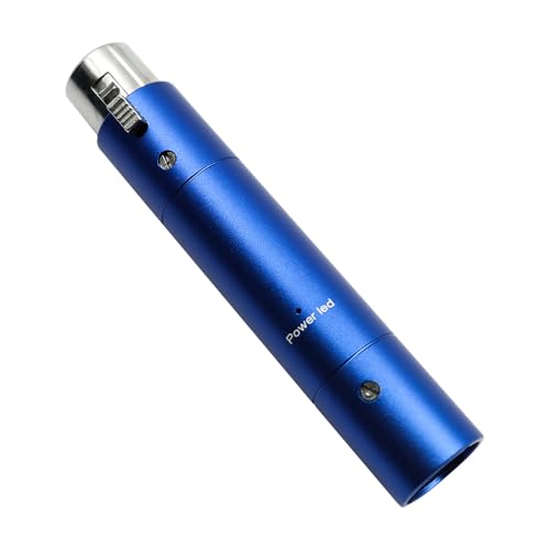 Sarini Mikrofonvorverstärker Mic Booster Vorverstärker Ultra-Clean Gain für dynamisches aktives Inline-Mikrofon Bis zu +28 dB Verstärkung für Aufnahmen im Rundfunkstudio