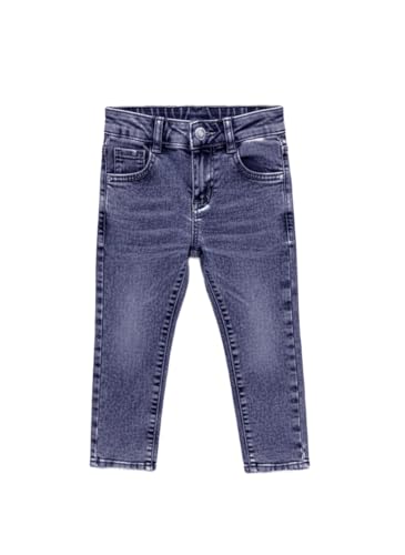 Image of A.T.U.N. (ALL THINGS UBER NICE) Boys Cotton Stretchable Straight Fit Denim Jeans | Soft Washed Mid Rise Comfort Jeans for Everyday Wear | Durable Stylish Casual Bottom Wear