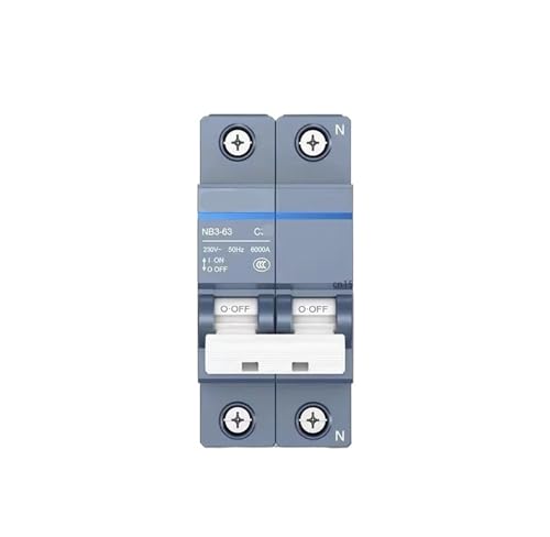 Disjoncteur 2P AC eviter coupure tableau electrique interrupteur pneumatique 20A
