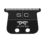 StyleCraft Replacement Fixed Black Diamond Carbon DLC X-Pro Wide Hair Trimmer Blade