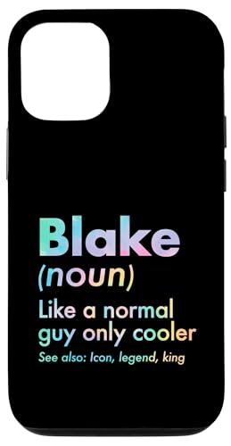 Blake Like A Normal Guy Only Cooler Legend King �t�@�[�X�g�l�[�� �X�}�z�P�[�X iPhone 12/12 Pro �p
