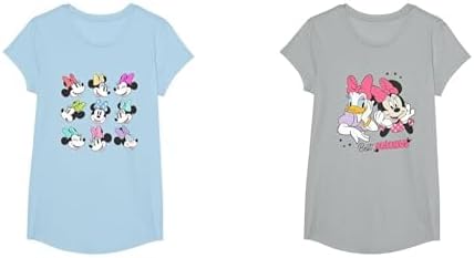Disney Short Sleeve Crew Neck T-Shirts for Boys Girls Toddlers, Multipacks