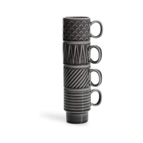 Sagaform 5018070 Coffee & More - Taza de café (gres) (Pack de 4) Cover