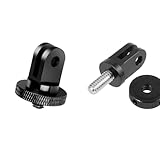 Tripod Mount Adapter for GoPro & Action Cameras – 1/4'-20 Standard Thread Tripod Mount Compatible with GoPro Hero, Insta360, DJI, Sony, Xiaomi Yi, SJCAM & Accessories 2PCS