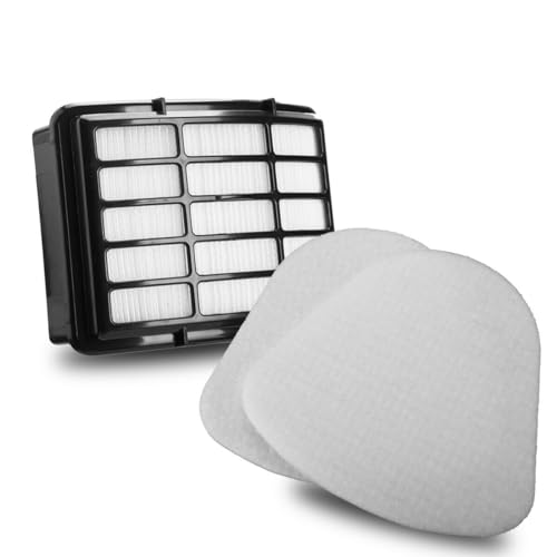Filter Replacement for Shark Navigator Lift Away Deluxe Professional Vacuum ZU503AMZ NV350 NV351 NV352 NV355 NV357 NV360 NV370 UV440 UV540, Parts XFF350 & XHF350, 2 HEPA + 4 Pre-Felt Filters