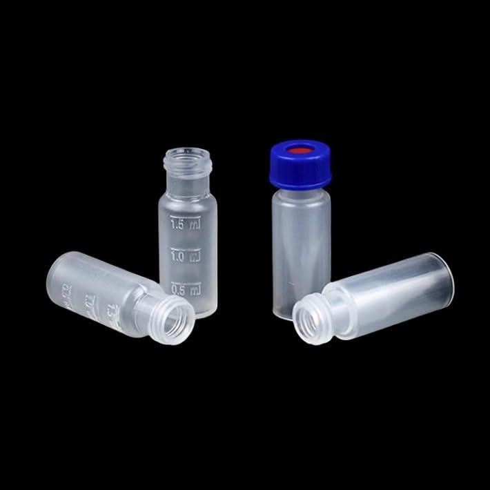 Viales de cromatografía PP de 1,5 ml - Paquete de 100(Amber,1.5 mL)