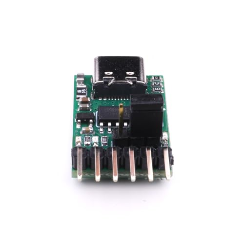 Image of CH340C USB to TTL Converter - USB to UART Serial Adapter 3.3V /5V Compatible for Arduino, ESP32, ESP8266, Microcontroller Projects