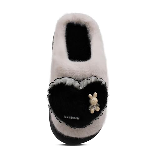 Image of VRITRAZ Women's Comfort Slip On Closed Toe Warm Winter with Cute Design print House Clog Indoor Slipper