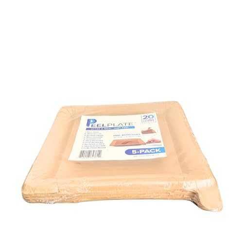 Peel Plate Reusable Disposable Plates