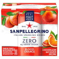 Italian Sparkliing Drink, Zero Sugar, Aranciata Rossa, Orange & Blood Orange