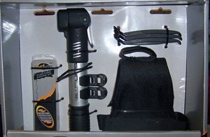 Sunlite Tool Kit Flat Pack Bag Pump Tire Levers Patch Kit