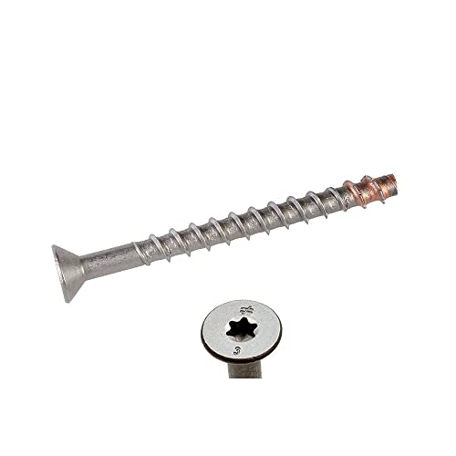 Simpson Strong-Tie THD37400CS6SS Titen HD 3/8 in. x 4 in. Type 316 SS Countersunk Head Heavy-Duty Screw Anchor (25-Qty)