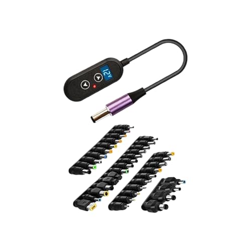 Cable convertidor de 140 W tipo C a DC5525 y 5521 con tecnología PD140W para voltajes múltiples