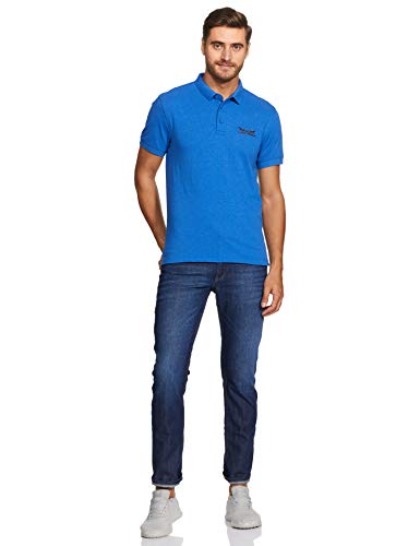 Image of Levi's Men's Solid Polo Collar Slim Fit T-Shirt
