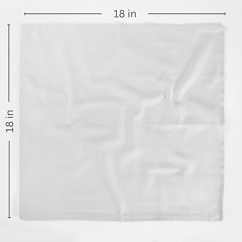Serviettes de table tissu lavables hôtel restaurant coton 12 pcs - 7