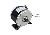 AlveyTech 24 Volt 250 Watt Electric MY1016 DC Motor - 24V 250W 2600-2850 RPM with 11-Tooth #25 Chain Gear Sprocket, Brushed Brush-Type, Battery Power, use on Many Razor Scooter Dirt Mini Bike Go-Kart