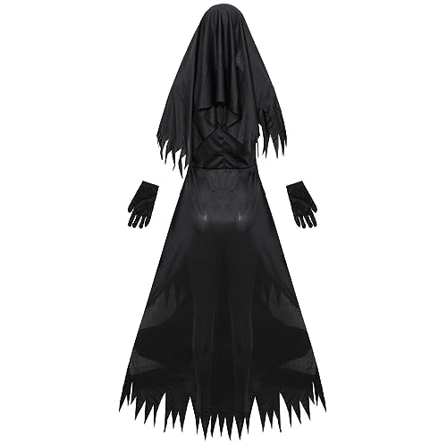 Disfraz de monja de terror para evitar maquillajes complejos en Halloween 5