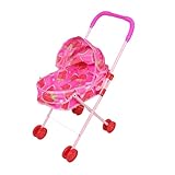 Puppenwagen für Puppen, pädagogisch und leicht, Spielzeug für Mädchen, Verwendung zu Hause, Kindergarten für den Innen- und Außenbereich, Spiel für Bildung und Unterhaltung