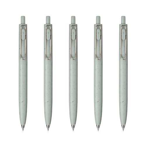 Bolígrafo Uni-Ball One F Gel Negro 0.5mm Pack x5 miniatura 1