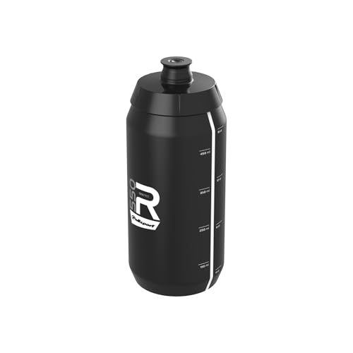 POLISPORT 8645600036 - Fahrradflasche des Modells R Collection R550 mit einem Fassungsvermögen von 550 ml. BPA-freie Trinkflasche für Radfahrer in schwarz
