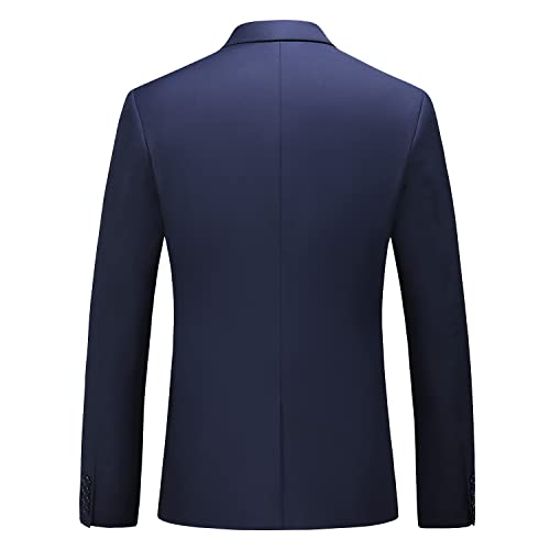 MOGU Men 3 Piece Suit Slim Fit Wedding Tuxedos Formal Prom Suits2