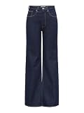 ONLY Wide-fit Jeans ONLJUICY High Waist Wide Leg Fit Jeans Dark Blue Denim 32 32 Dark Blue Denim