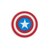 Crocs Jibbitz Characters Captain America Shield One Size