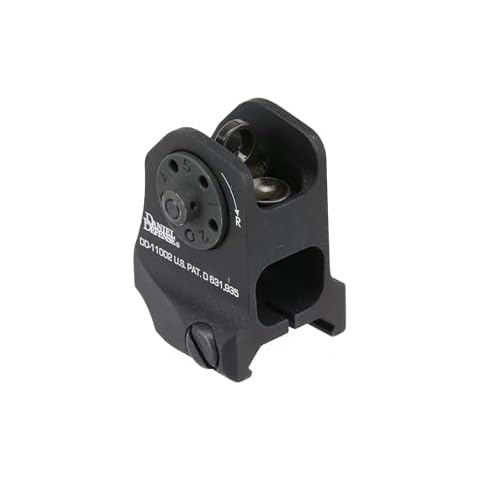 Daniel Defense A1.5 Fixed Rear Sight Assembly - 19-064-11002,Black Cover
