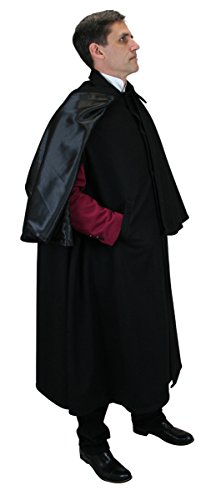 Historical Emporium Men's 100% Wool Inverness Dress Cape3