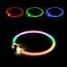 LED光る首輪 犬用 Type-C充電式 RGB多彩発光モード 散歩 夜 ライト 70cmサイズ調整可能 700m先可见 小型犬 中型犬 大型犬 猫用 夜間散歩 安全性 装着簡単 防水仕様
