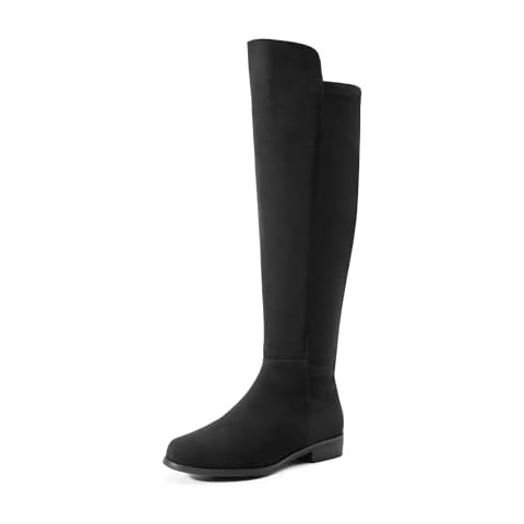 DREAM PAIRS Women's Knee-High Suede Boots Cover