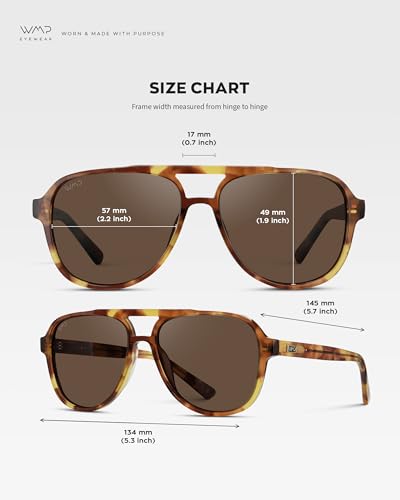 Image of WearMe Pro Chic Retro Oversized Polarized Sunglasses: Statement Aviators for Women